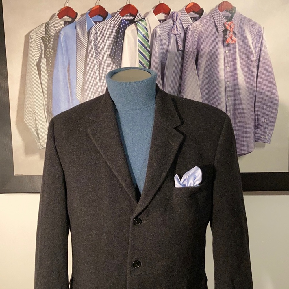 Cashmere blend sports coat
